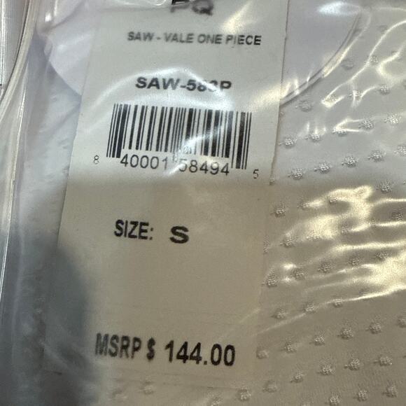 PQ Swim Sail White Vale One Piece Swimsuit Sz S NWT - Picture 7 of 12